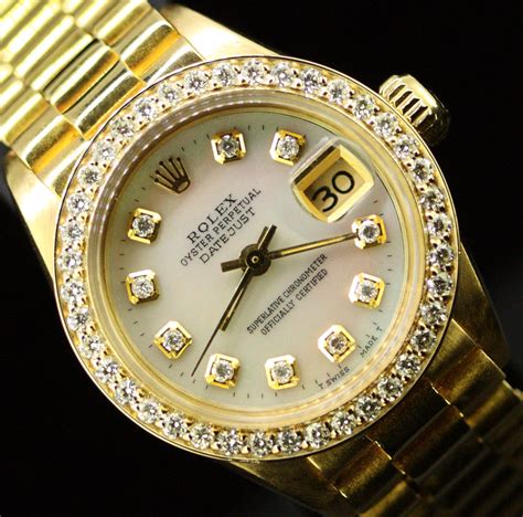 gold female rolex|rolex lady datejust 18k gold.